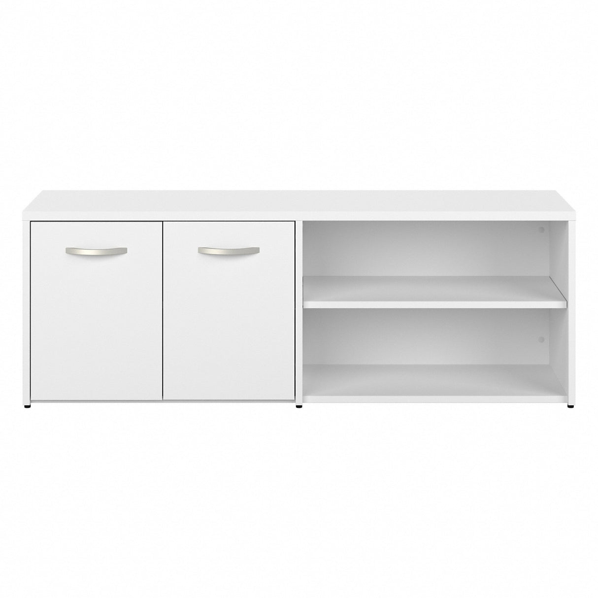 Hybrid Low Storage Cabinet with Doors by Bush Business Furniture