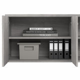 Hybrid Low Storage Cabinet with Doors by Bush Business Furniture