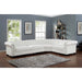 Hydeline Aliso Top Grain Leather L-Shape Chesterfield Sectional Sofa - L-Piece Sectional