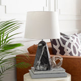 Hydra Table Lamp with Black Base and White Shade