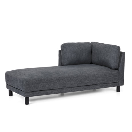Hyland Contemporary Fabric Chaise Lounge by Christopher Knight Home - 33.25" L x 72.50" W x 30.50" H
