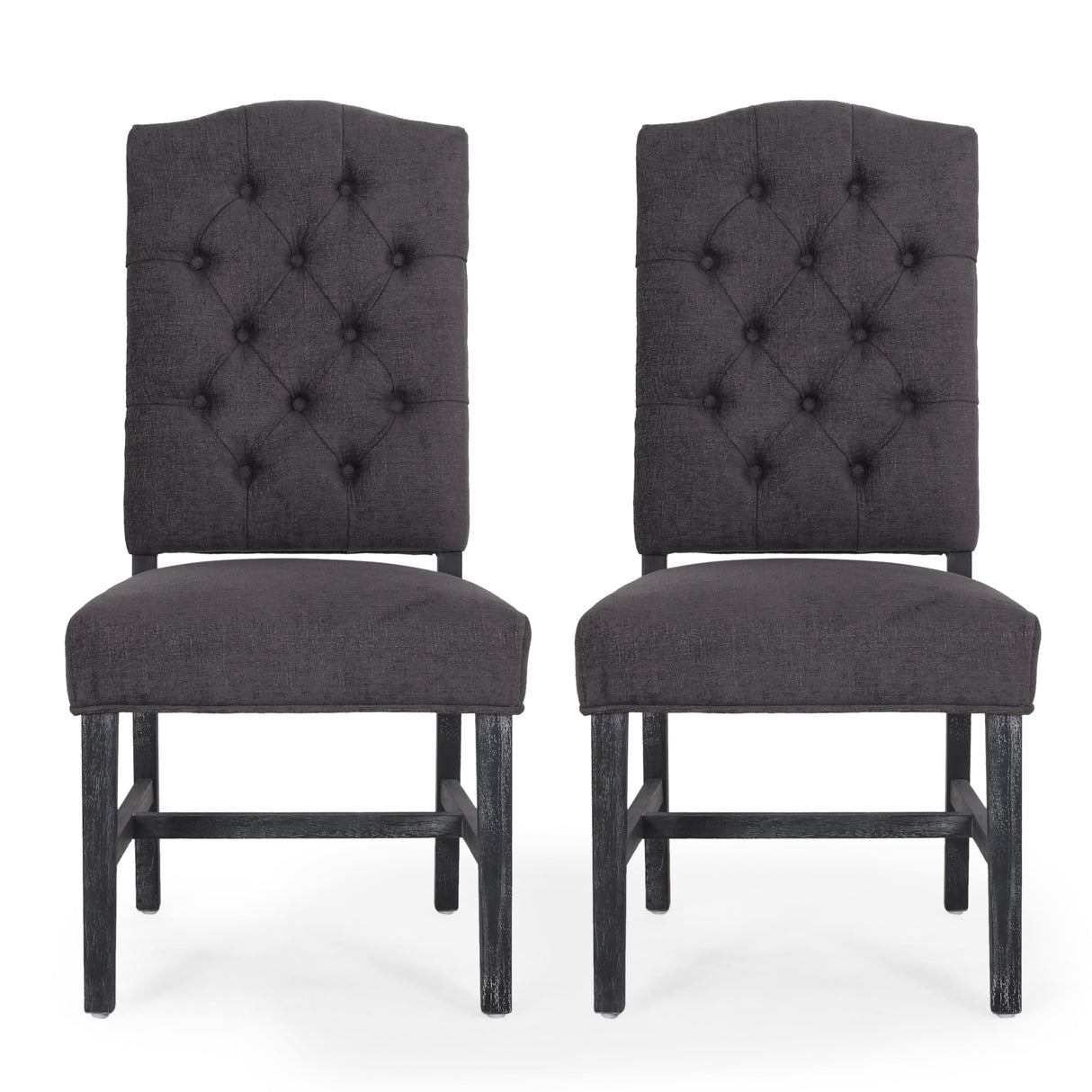 Hyvonen Tufted Dining Chairs (Set of 2) by Christopher Knight Home