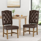 Hyvonen Tufted Dining Chairs (Set of 2) by Christopher Knight Home