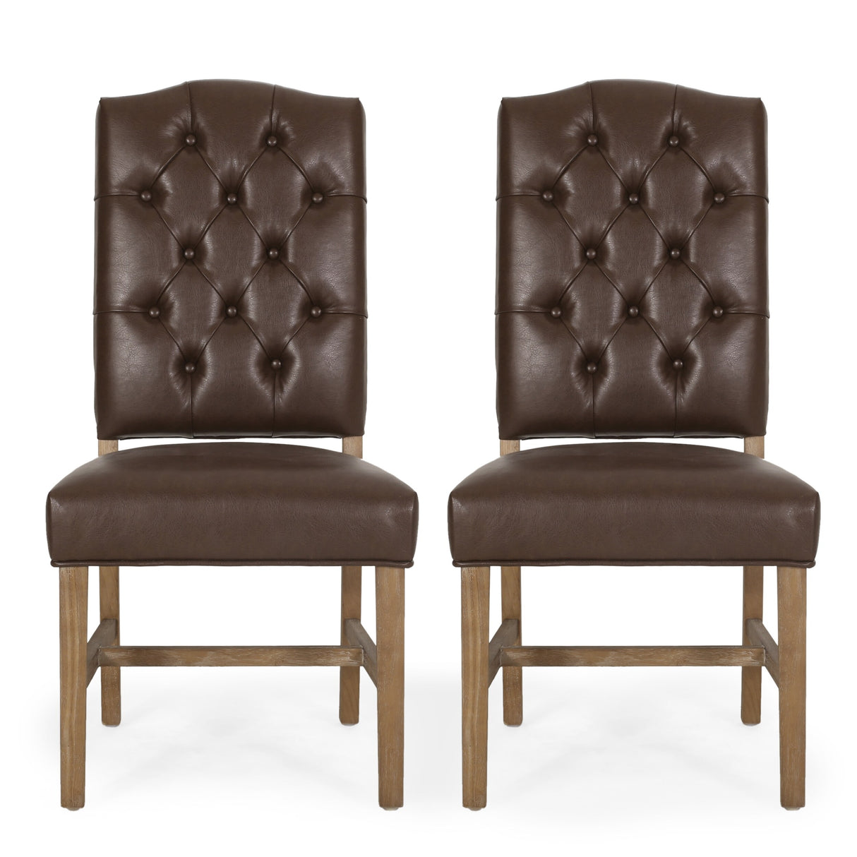 Hyvonen Tufted Dining Chairs (Set of 2) by Christopher Knight Home