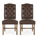 Hyvonen Tufted Dining Chairs (Set of 2) by Christopher Knight Home