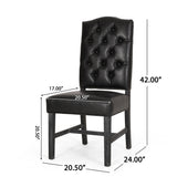 Hyvonen Tufted Dining Chairs (Set of 2) by Christopher Knight Home