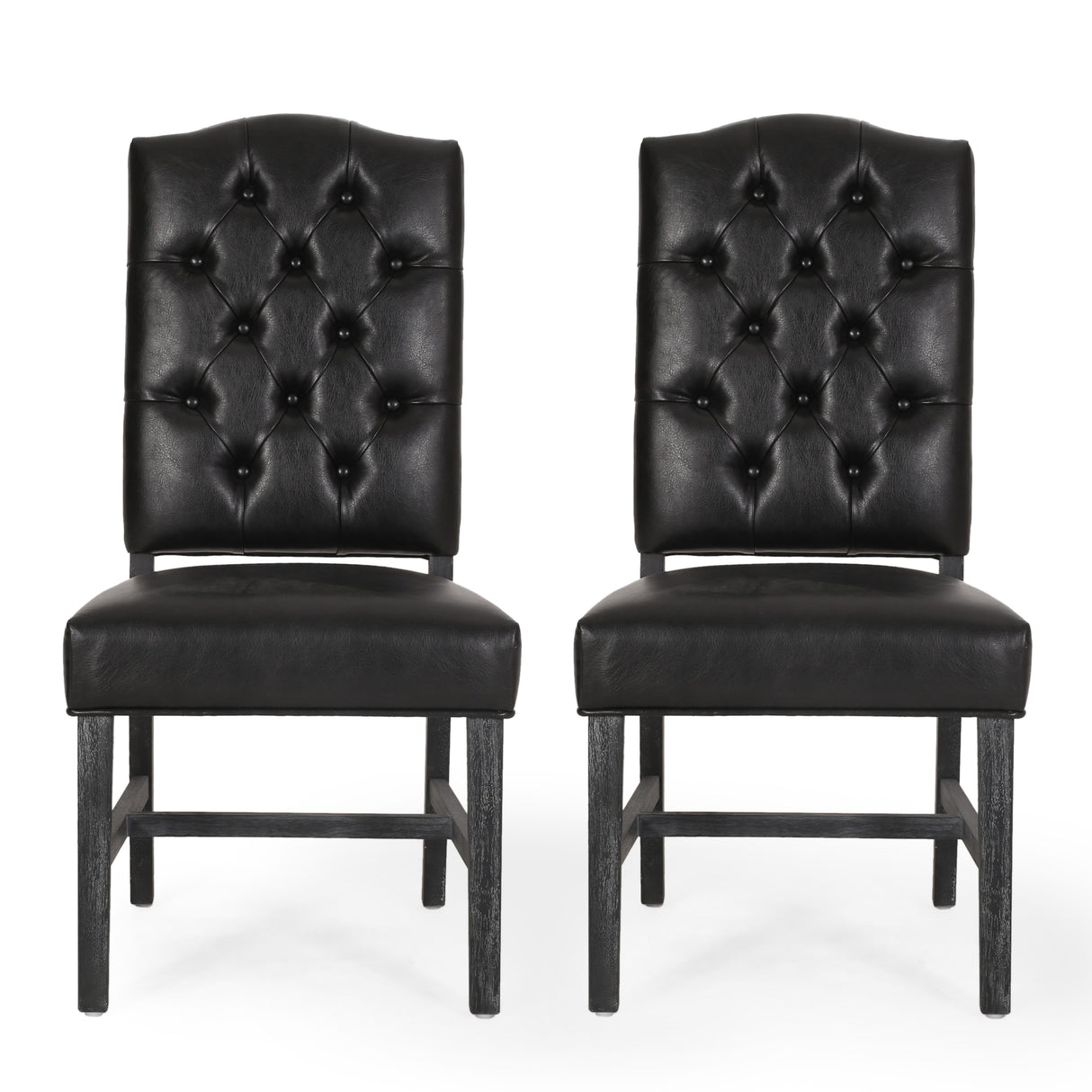 Hyvonen Tufted Dining Chairs (Set of 2) by Christopher Knight Home
