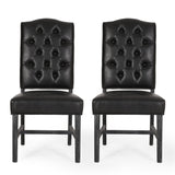 Hyvonen Tufted Dining Chairs (Set of 2) by Christopher Knight Home