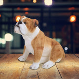 ICE ARMOR 4.75"H English Bulldog Sitting Figurine Statue