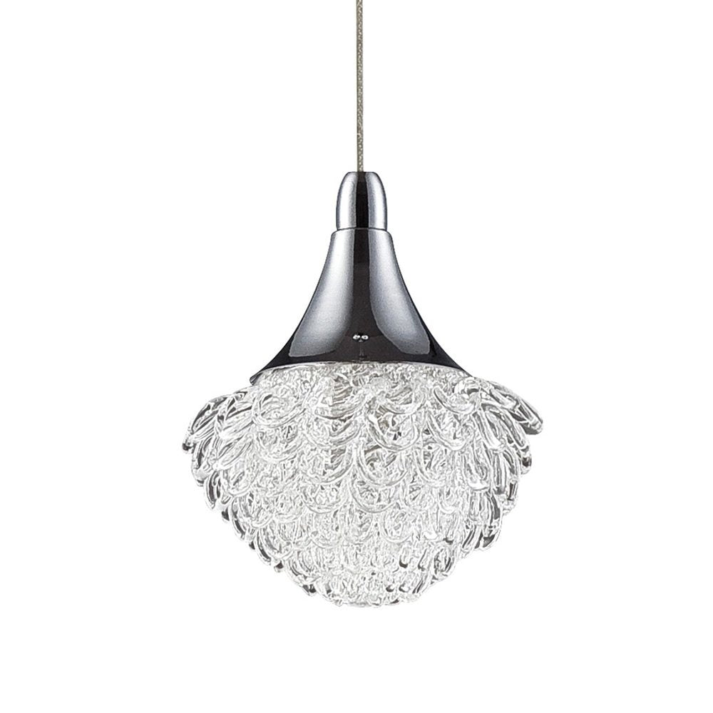 Icicle Series 3-Light Chrome Pendant Pan