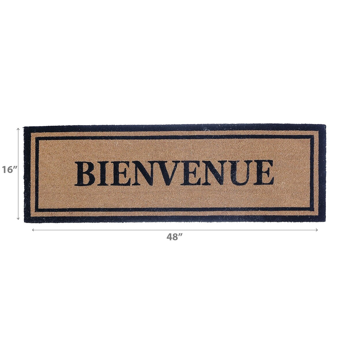 IH Casa Decor Coir Door Mat Bienvenue 16 X 48