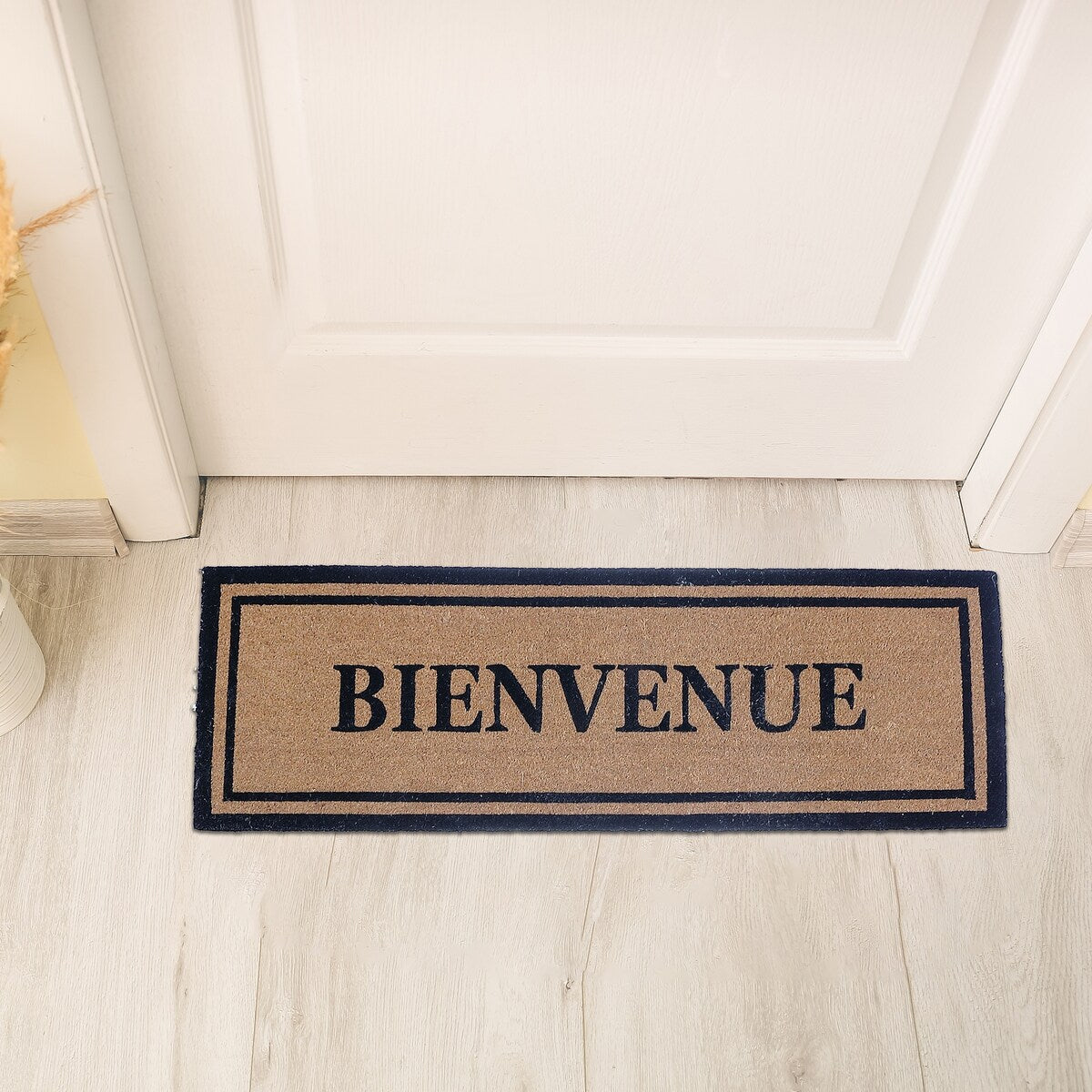 IH Casa Decor Coir Door Mat Bienvenue 16 X 48