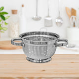 IH Casa Decor Stainless Steel Deep Colander With Handles 9.5" - Silver
