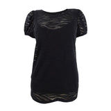 INC International Concepts Women's Zebra Burnout Top