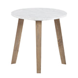 Carson Carrington Antsla White End Table