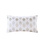 The Curated Nomad Miley Copper Dot Cotton Percale Oblong Throw Pillow
