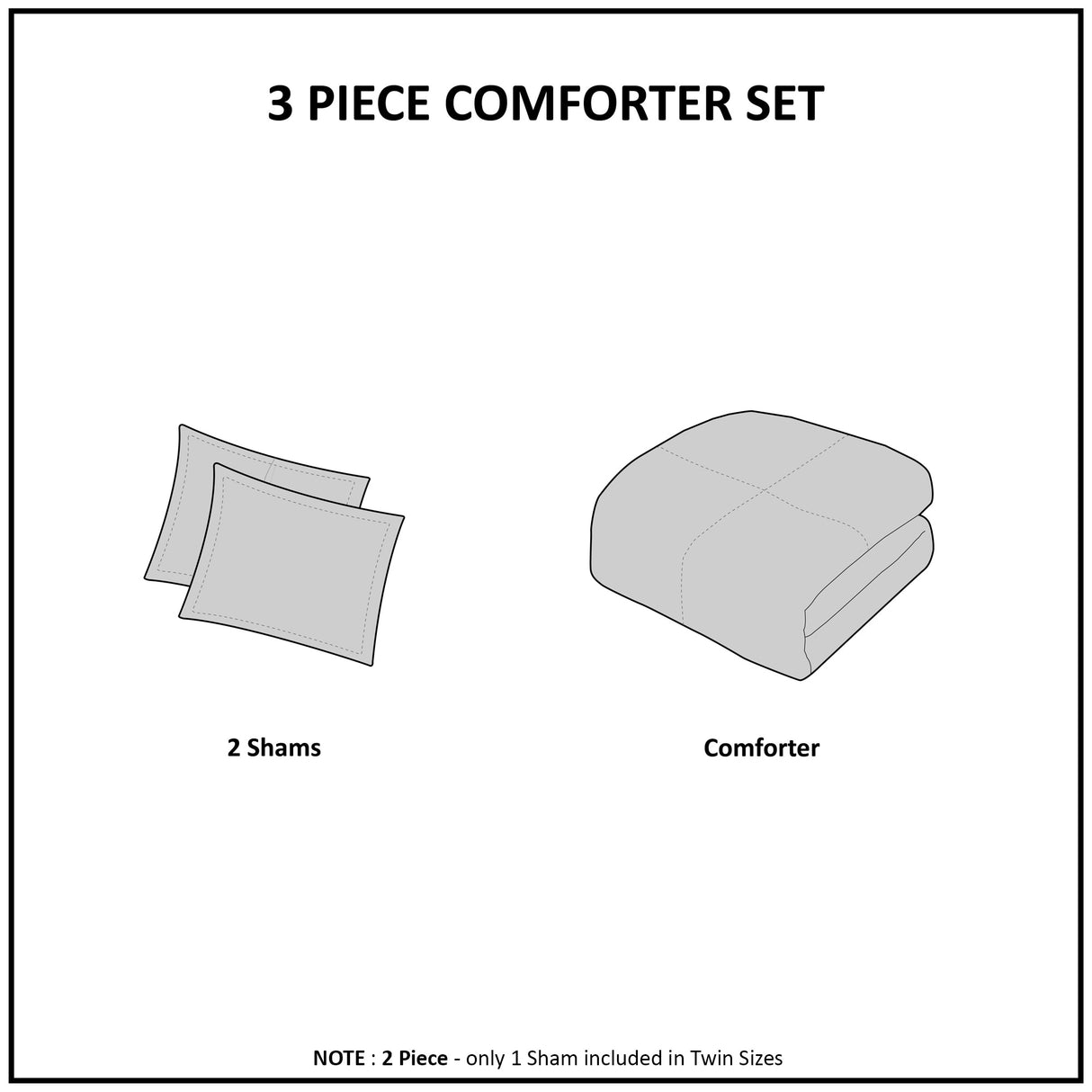 INK+IVY Alpine Navy 3 Piece Comforter Mini Set