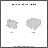 INK+IVY Alpine Navy 3 Piece Comforter Mini Set