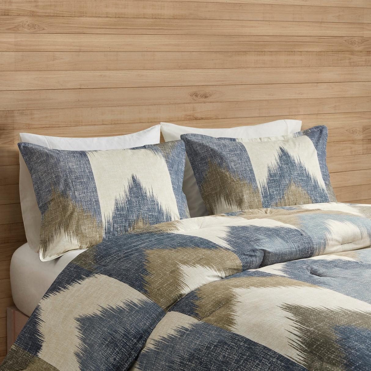 INK+IVY Alpine Navy 3 Piece Comforter Mini Set