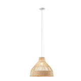 INK+IVY Wren Bell Shaped Bamboo Pendant