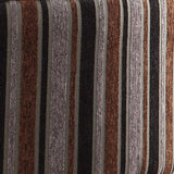 INSPIRE Q Damen Dark Tonal Stripe Modern Round Swivel Chair