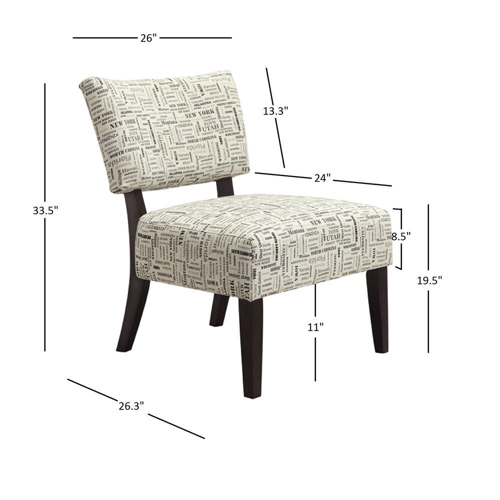 Draper Geographic Accent Chair by INSPIRE Q