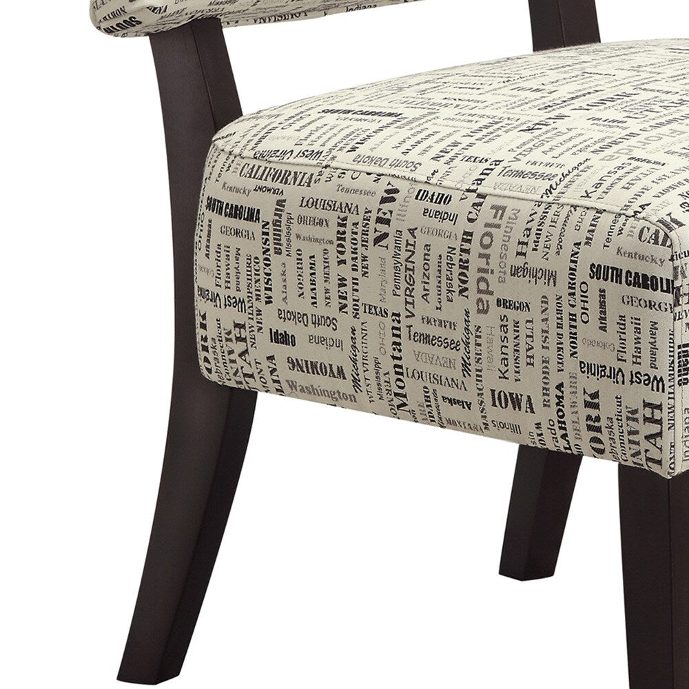 Draper Geographic Accent Chair by INSPIRE Q