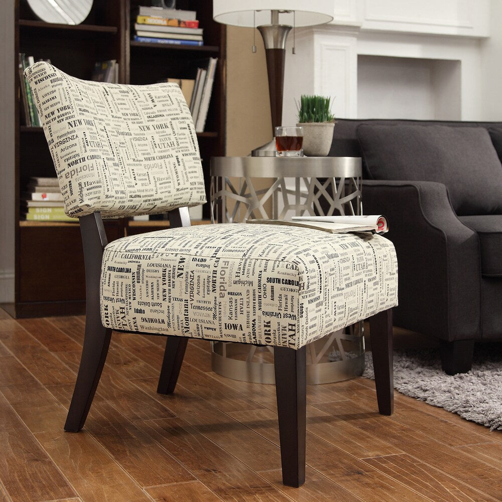 Draper Geographic Accent Chair by INSPIRE Q