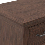 Modern Mission 6 Drawer Dresser in Vintage Oak Finish