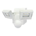 IQ America 700 Lumen Battery Operated LED Motion Security Flood Light w L-Bracket Mount