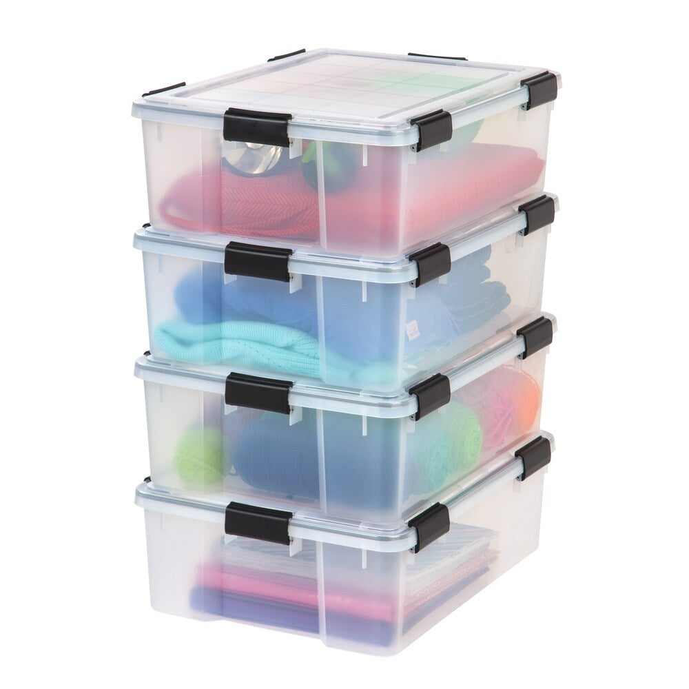 IRIS 41 Quart WeatherPro® Storage Box, Clear
