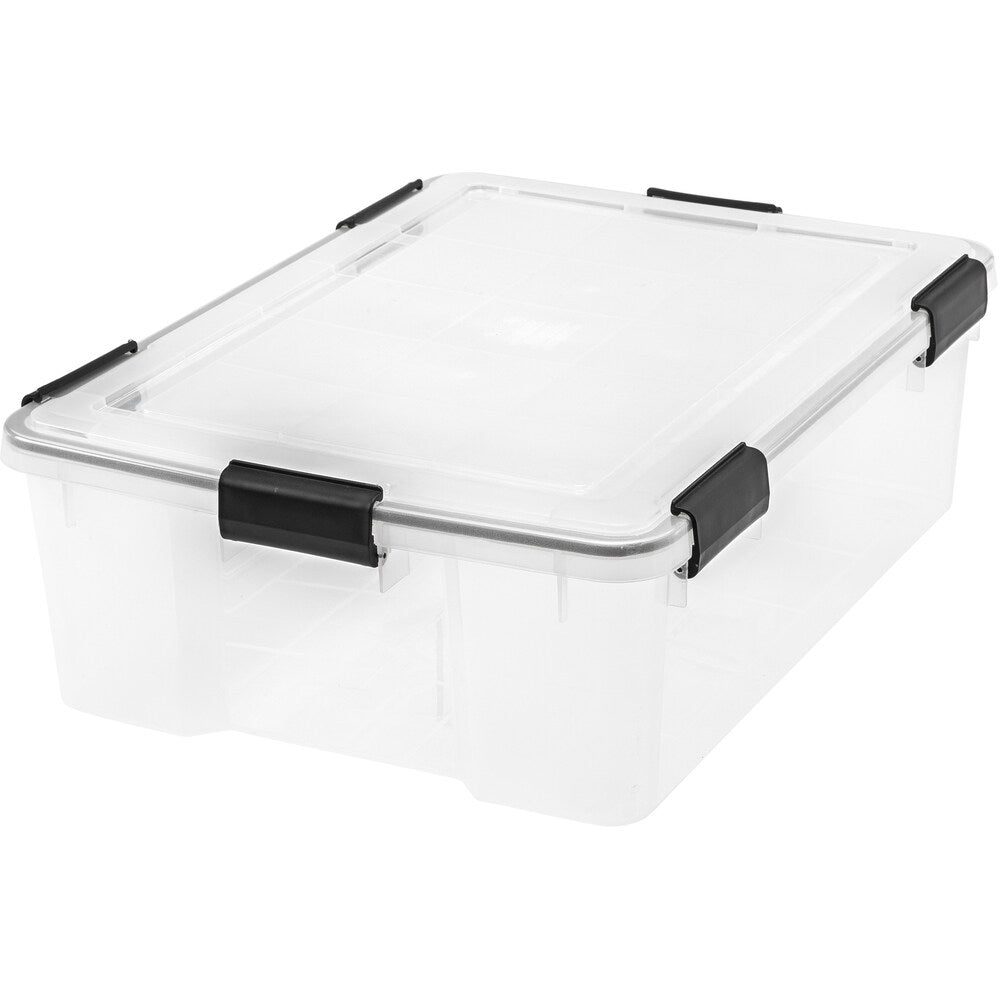 IRIS 41 Quart WeatherPro® Storage Box, Clear