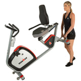 IRONMAN H-Class 410 Smart Technology Recumbent Bike with Bluetooth IRONSTRONG Apps and Air Soft Seat