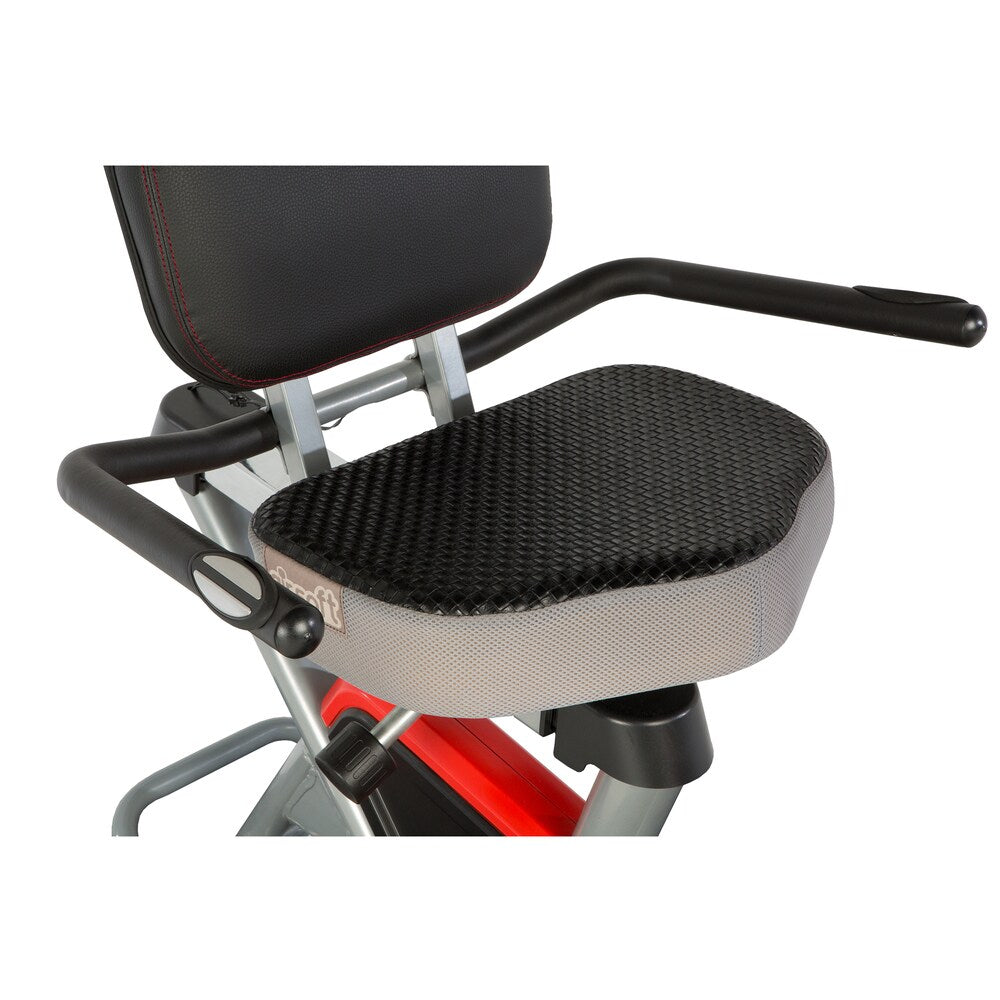 IRONMAN H-Class 410 Smart Technology Recumbent Bike with Bluetooth IRONSTRONG Apps and Air Soft Seat