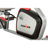 IRONMAN H-Class 410 Smart Technology Recumbent Bike with Bluetooth IRONSTRONG Apps and Air Soft Seat