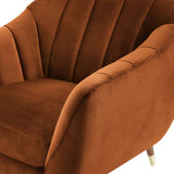 Minimore 33.46" Doria Mid-Century Accent Chair