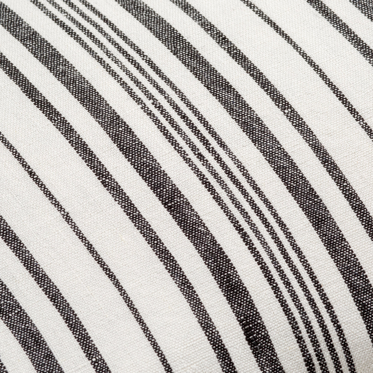Ibrar Multi-Stripe Linen & Button Throw Pillow