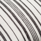 Ibrar Multi-Stripe Linen & Button Throw Pillow