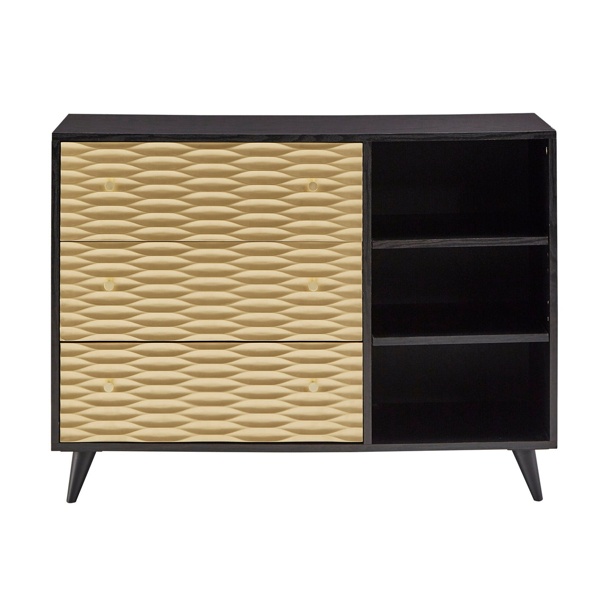 Icarus Two-Tone 3-Drawer Accent Chest by iNSPIRE Q Bold