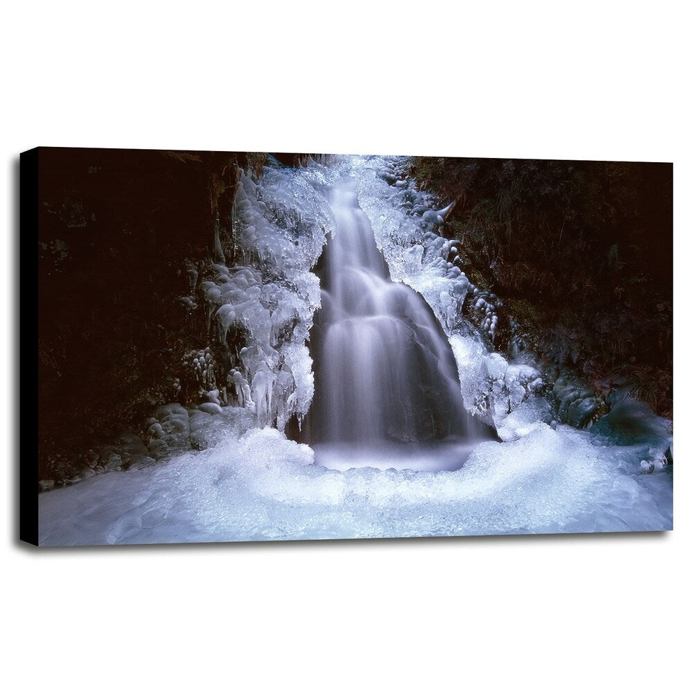 Ice Fall 3-THOHAN127154 Print 12"x18" by Thomas Haney