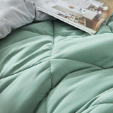 Iceberg Green/Glacier Gray Reversible Twin XL Comforter