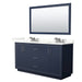 Icon 66-inch Double Vanity, Quartz Top, 58-inch Mirror