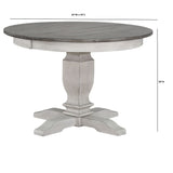 The Gray Barn Avalon 5-piece Contemporary Dining Set in Stormy White and Ash