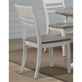 The Gray Barn Avalon 5-piece Dining Set in Ash and Stormy White with Chairs