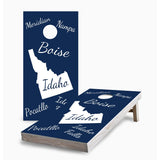 Idaho State Pride Corn Hole Board Set with Carry Case