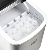 Igloo ICEB26HNSS 26-Pound Automatic Self-Cleaning Portable Countertop Ice Maker Machine With Handle, Stainless Steel
