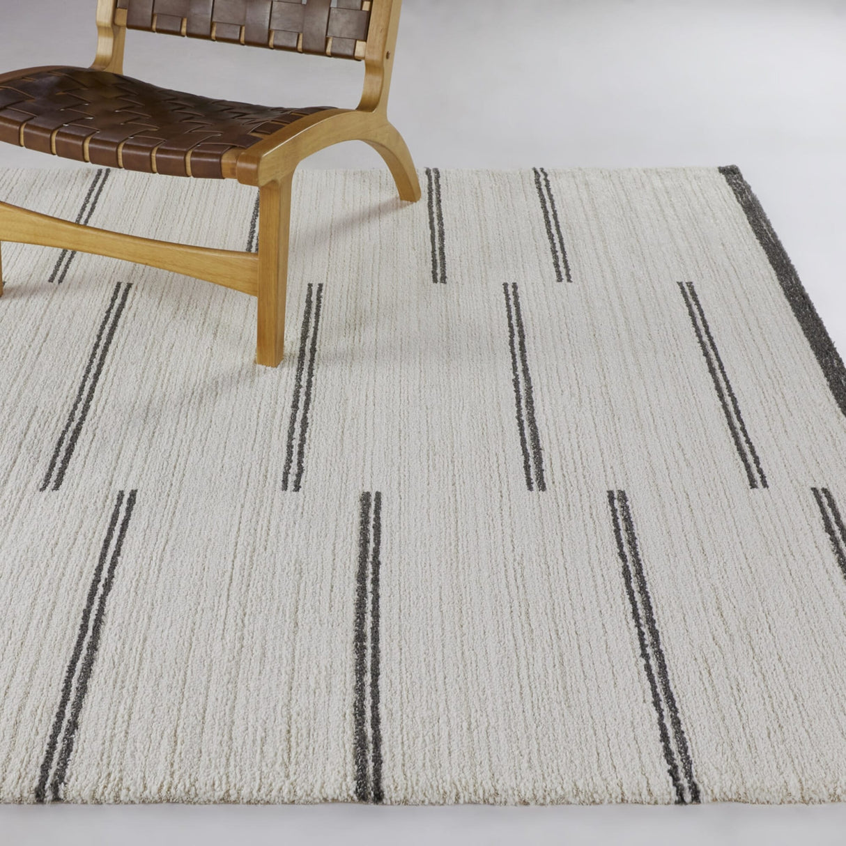 Ignacio Modern Striped Area Rug