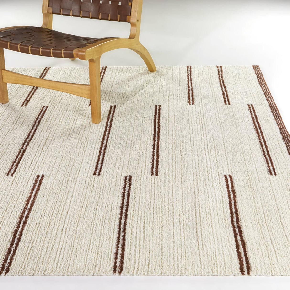 Ignacio Modern Striped Area Rug