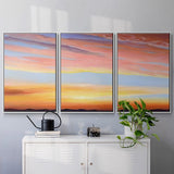 Ignited Dusk III - Multi Piece Framed Canvas
