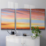 Ignited Dusk III - Multi Piece Framed Canvas